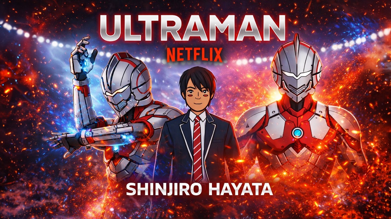 ULTRAMAN Netflix - Shinjiro Hayata Transformation Scene