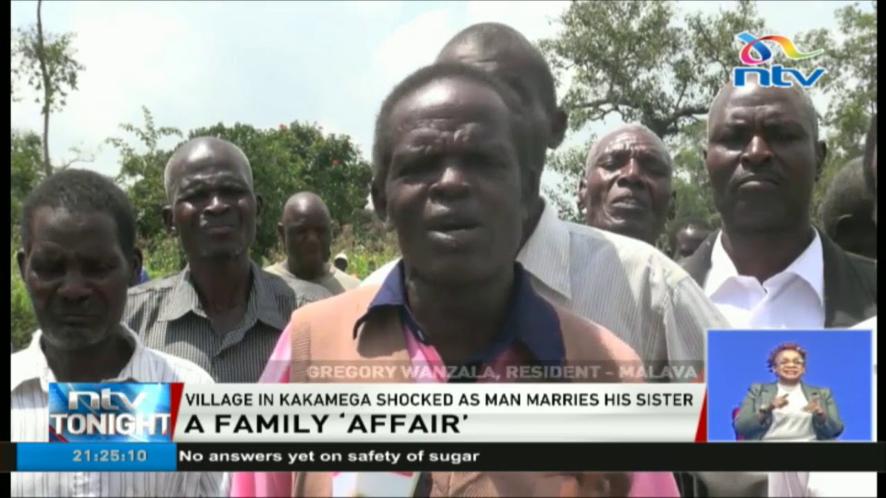 Shock in Kakamega as man marries his sister