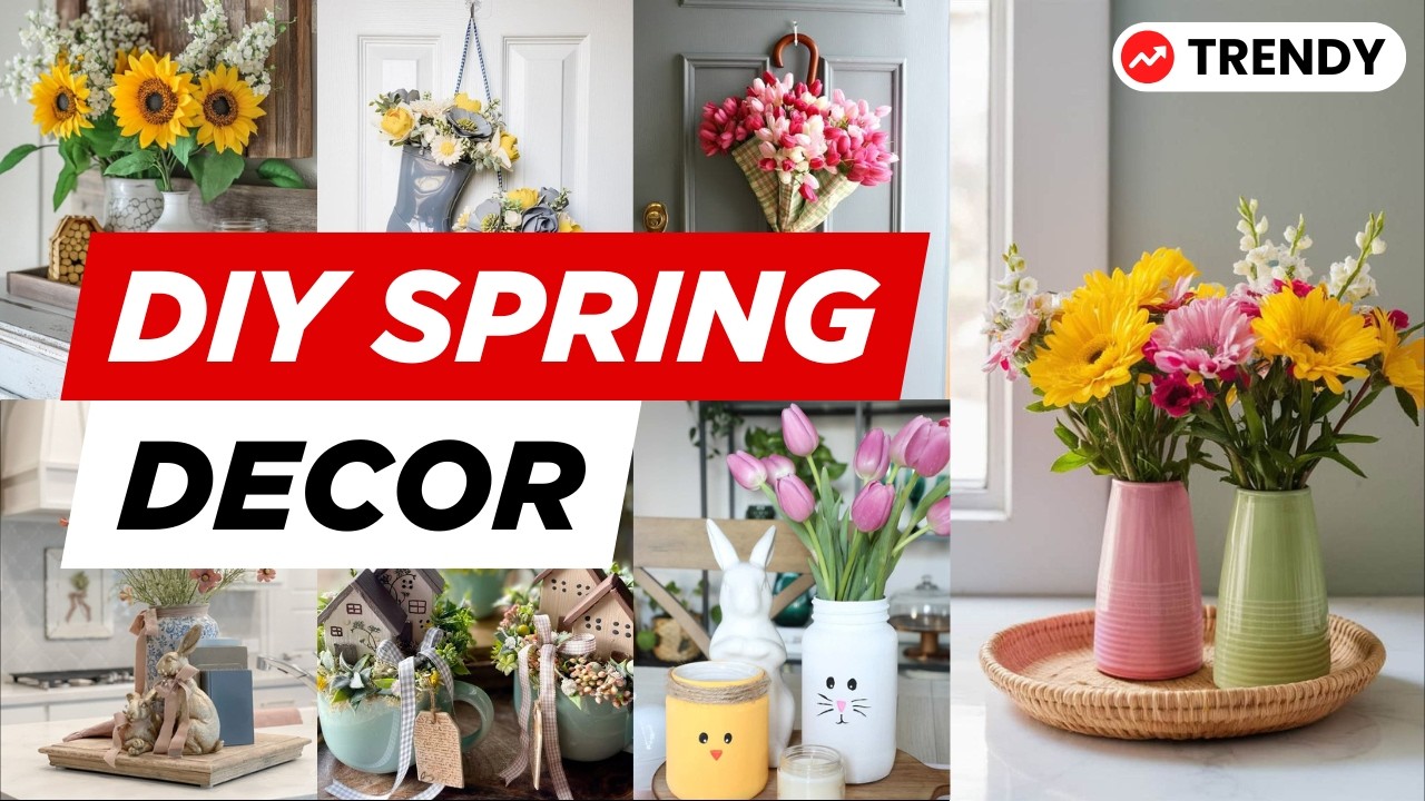 50 Easy DIY SPRING Decor Ideas To Make Your Home LOOK AMAZING