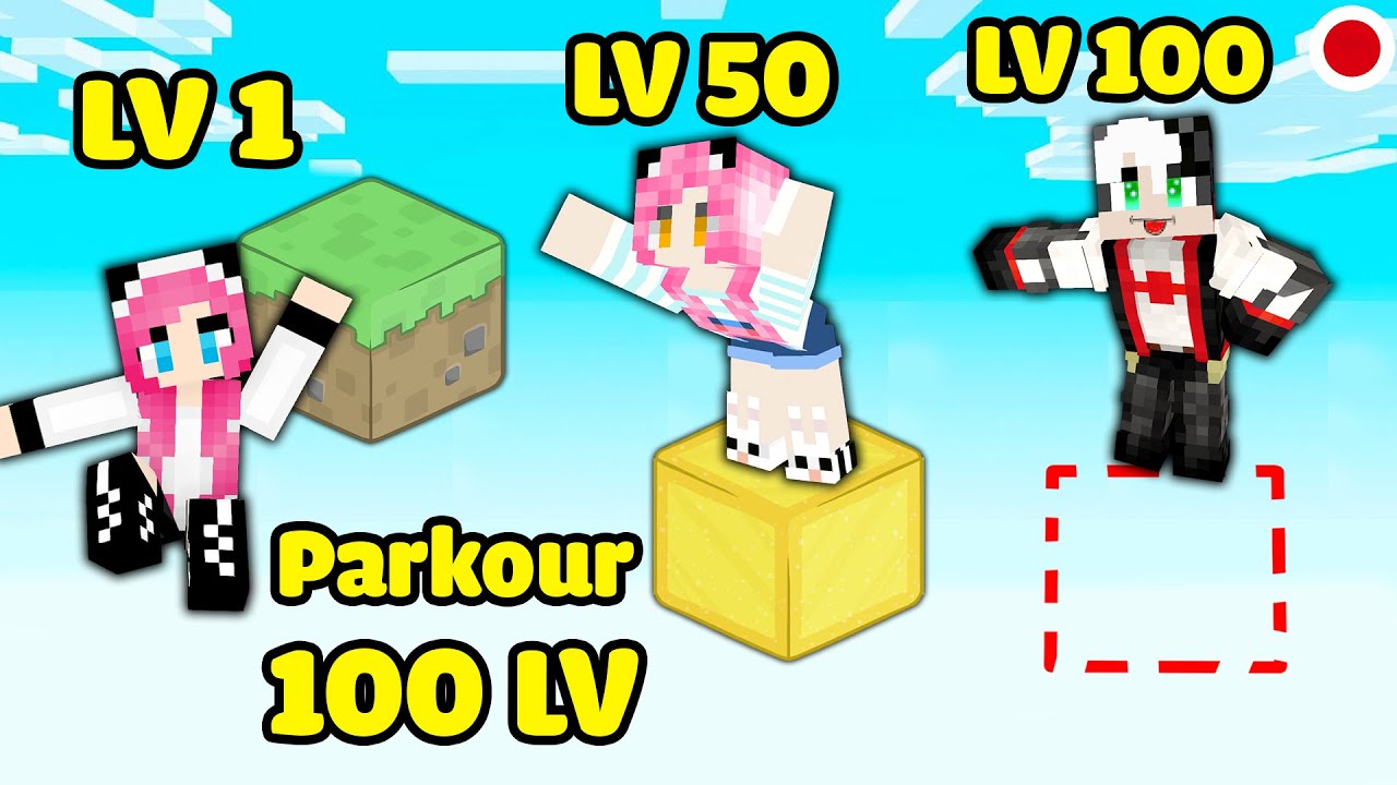 REDHOOD VÀ MỀU THỬ THÁCH PARKOUR VƯỢT QUA 100 MAP TRONG MINECRAFT TẬP 1*MỀU PARKOUR TROLL SIÊU HÀI
