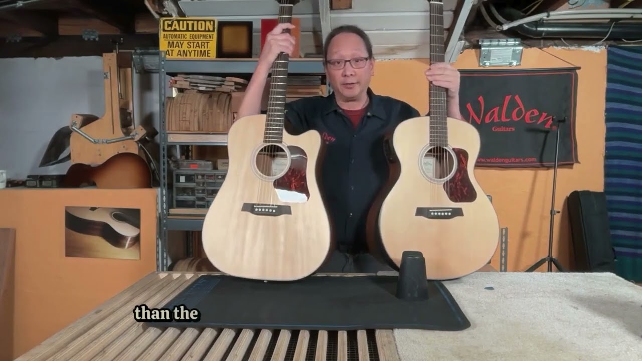 Dreadnought vs Grand Auditorium | Luthier Explains Acoustic Guitar Body Shapes