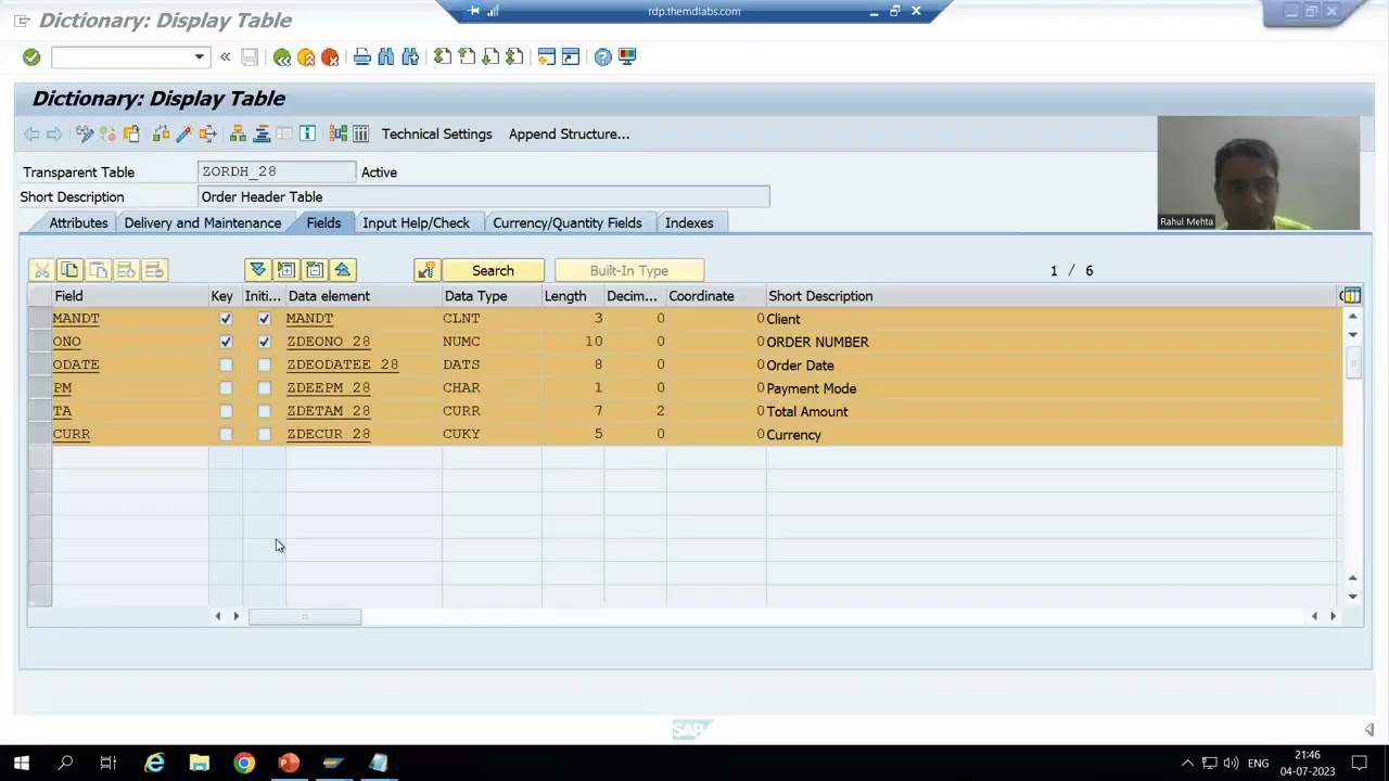 111 - ABAP Programming - Database Operations - INSERT Part1