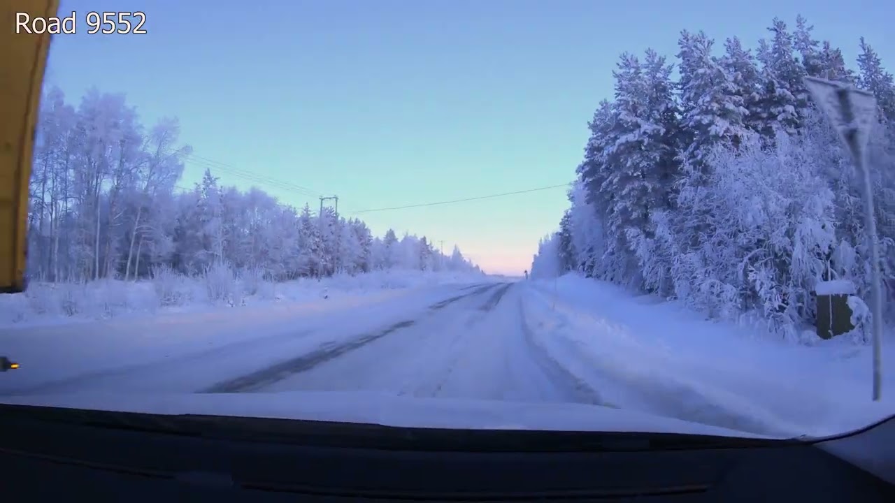 【4K】Lapland Trip 2021, Kittilä to Pokka