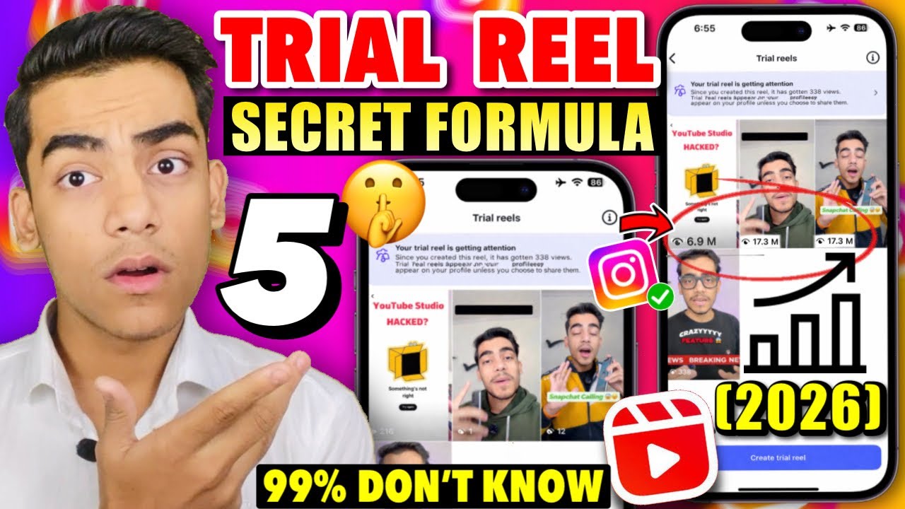 5 Secrets For Viral Instagram Trial Reels 2026 | How To Make Instagram Trial Reels Viral