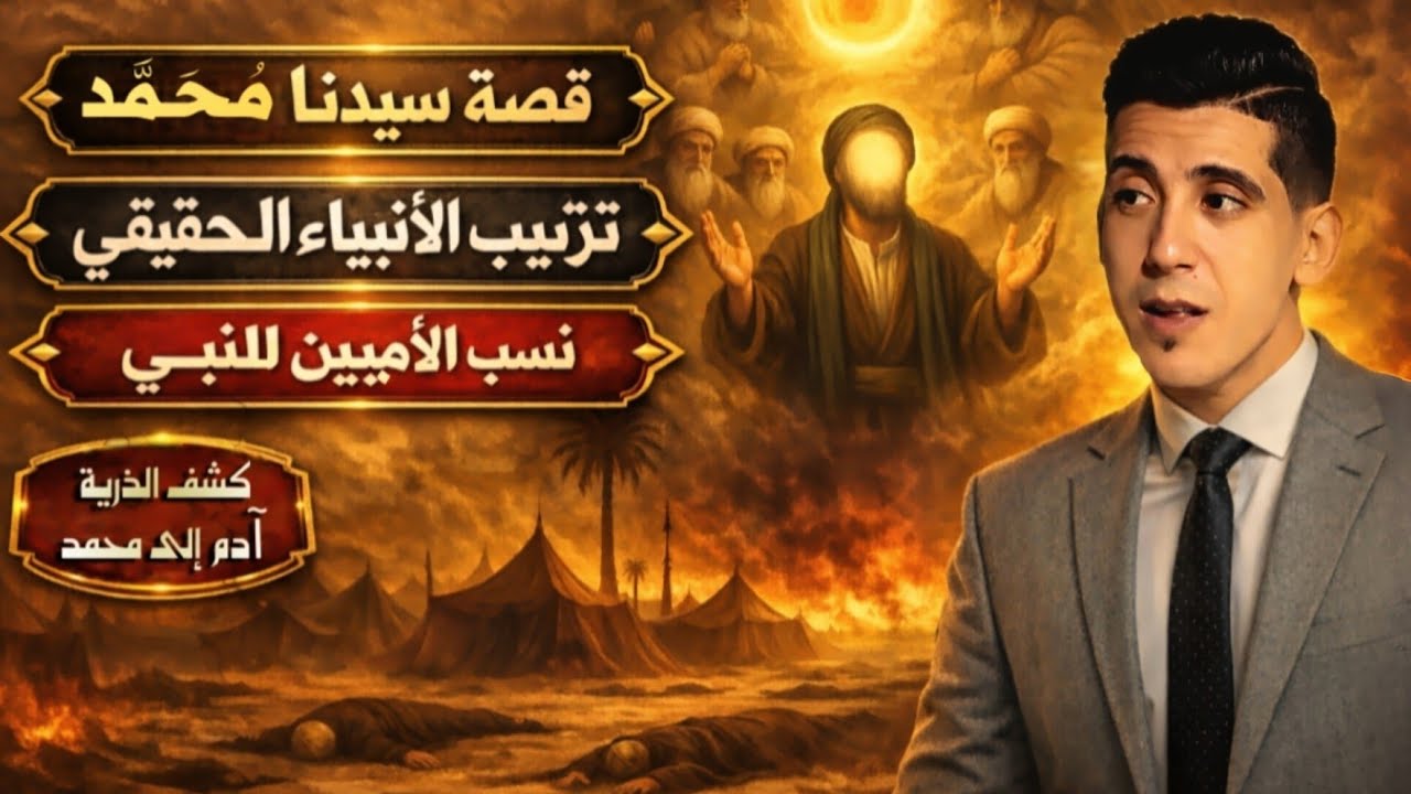 قصة سيدنا محمد ﷺ كاملة | ترتيب الأنبياء الحقيقي لأول مرة من القرآن الكريم | بدر التاريخ