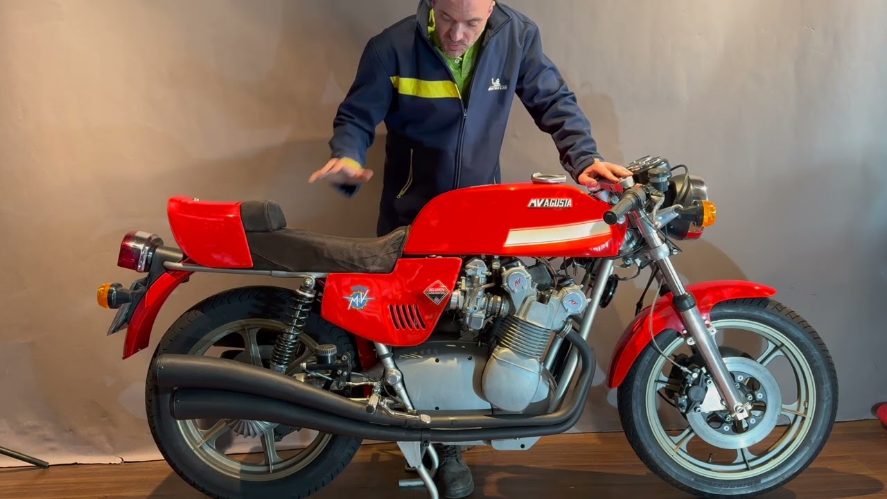 MV Agusta 750 S America, for sale at Lusso veloce, tech talk, fly by, on board, run up
