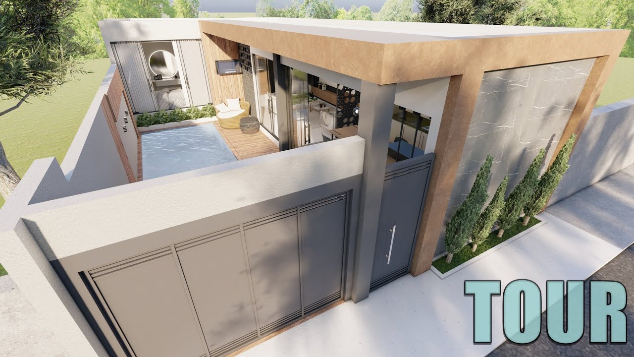 Casa pequena e aconchegante | TERRENO DE 8m |