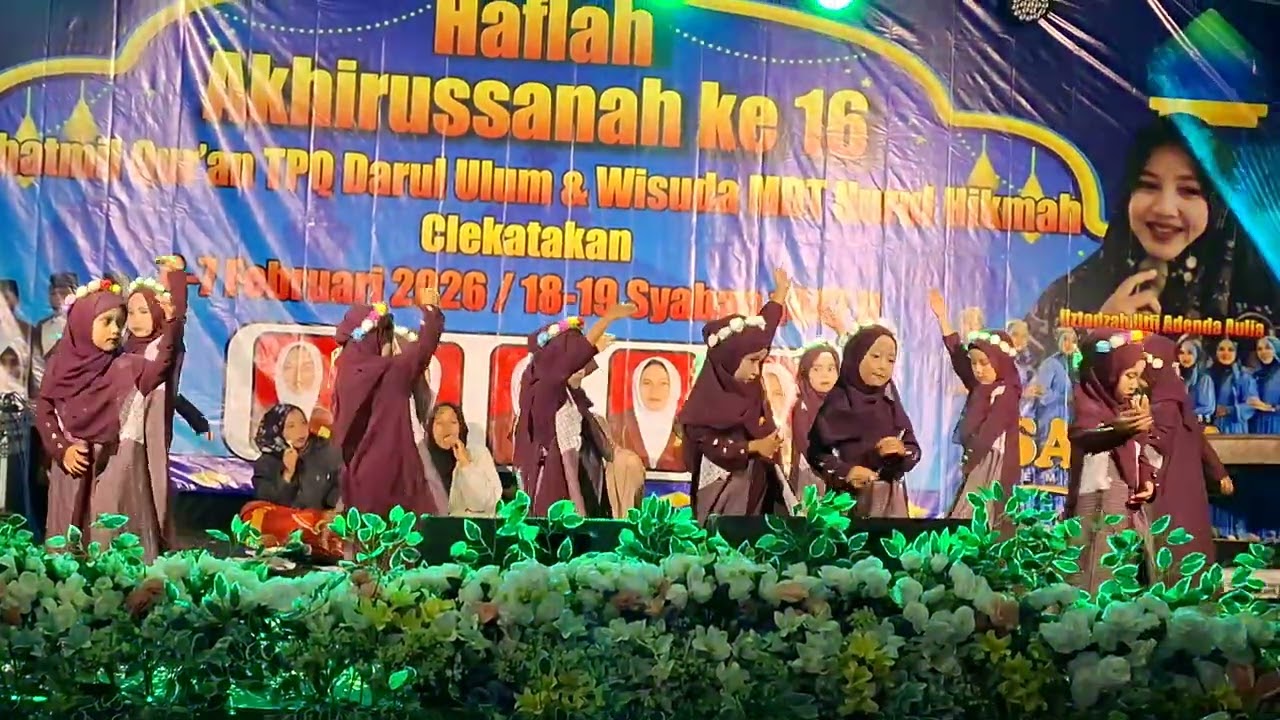 Tari Ya Rosulallah (Isyfa'lana) santri kecil TPQ Darul 'Ulum Clekatalan Pemalang