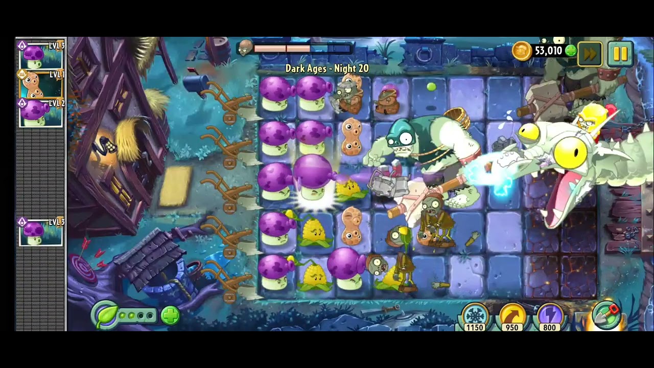 Dark ages zomboss fight!so hard 😱