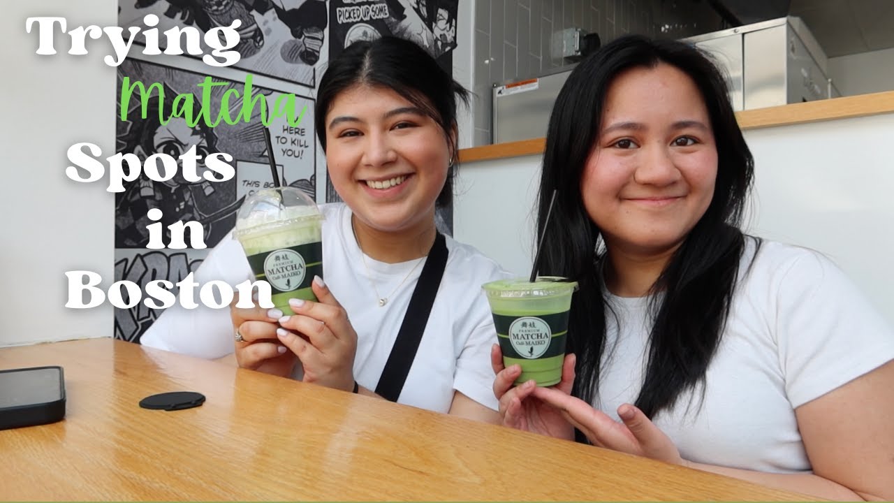 A Matcha Day in Boston 🍵 | Café Hopping Vlog