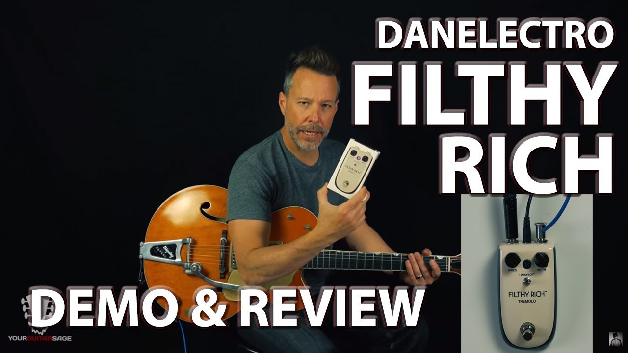 Filthy Rich Tremolo Pedal by Danelectro (Review & Demo)