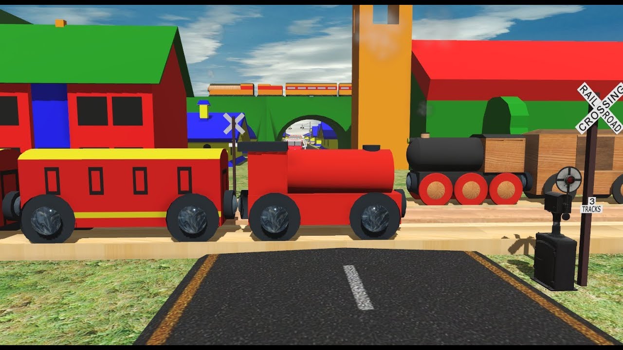 Trainz 2019 Railfanning S01 E05: Woodville, Toy Trains, Wooden Train Sets