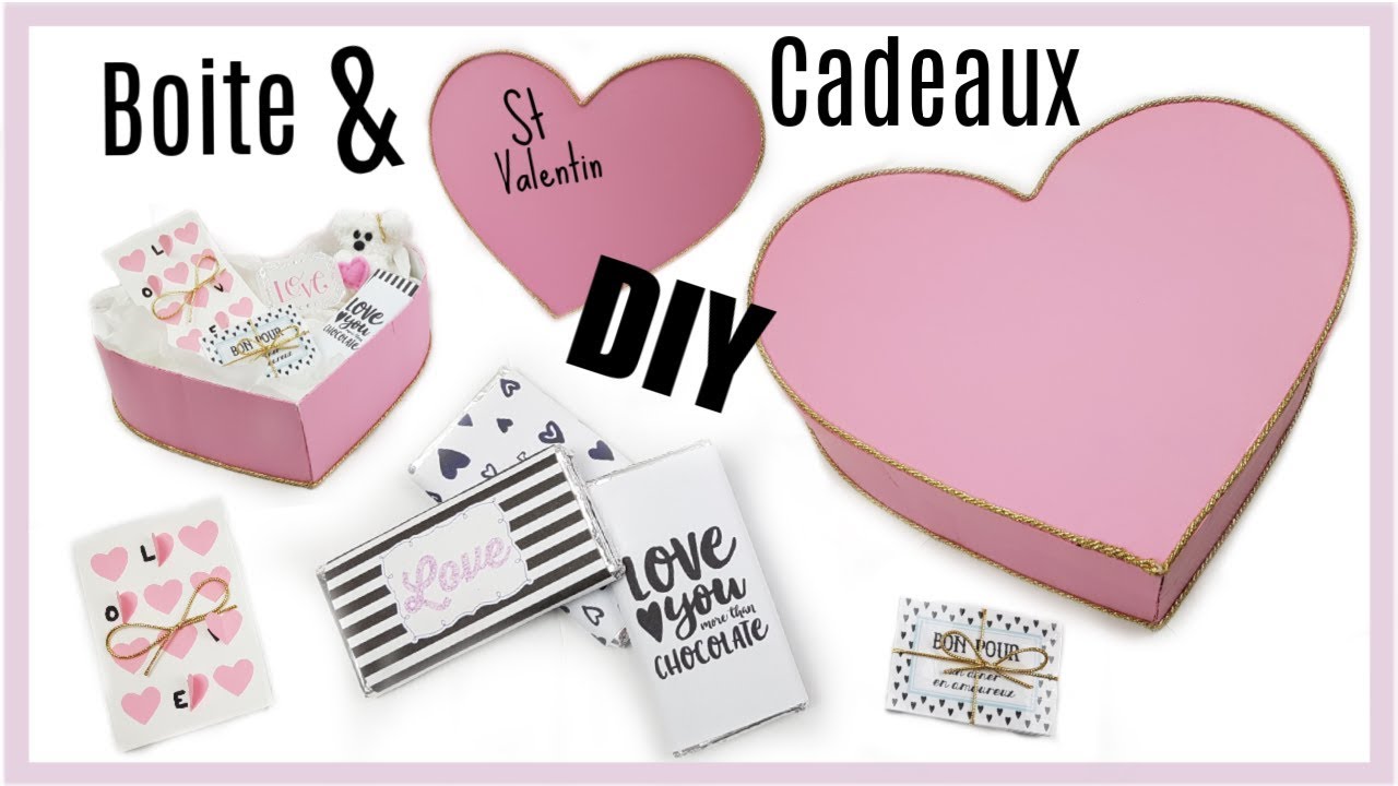 DIY BOITE COEUR SURPRISE POUR LA SAINT VALENTIN FACILE ET PAS CHÈRE