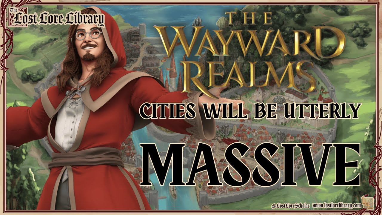 Города в WAYWARD REALMS могут быть ОГРОМНЫМИ