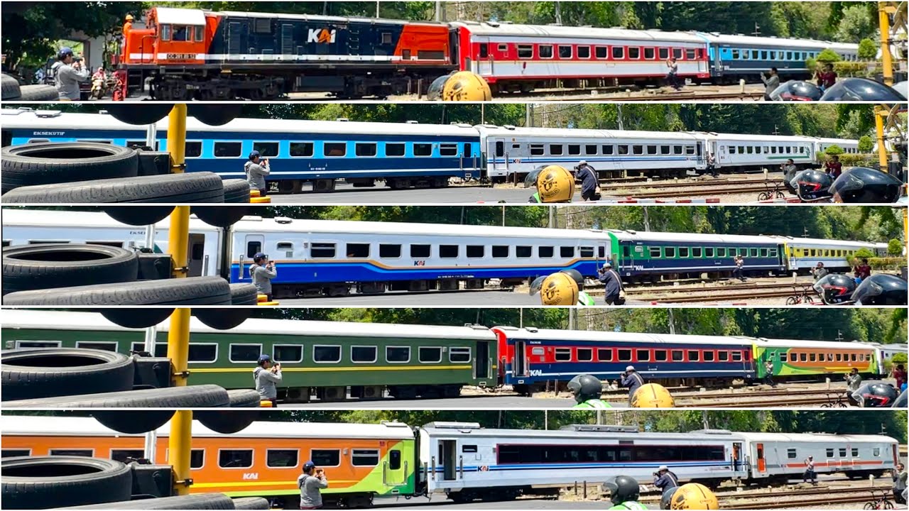 MOMEN LANGKA!, PARADE LIVERY LAWAS KERETA API!, Perlintasan Kereta Api Surabaya Kota
