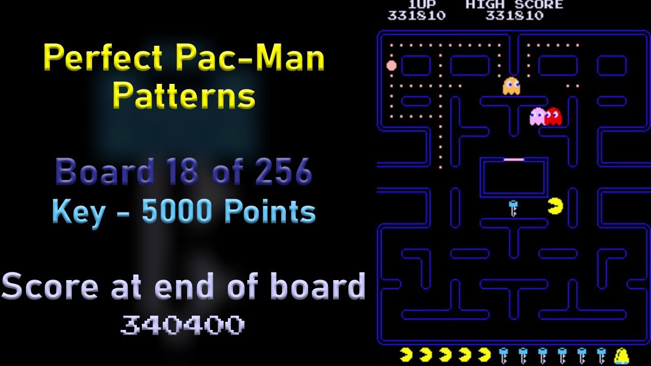 Perfect Pac-Man Patterns - Board 18 of 256 - 6th Key