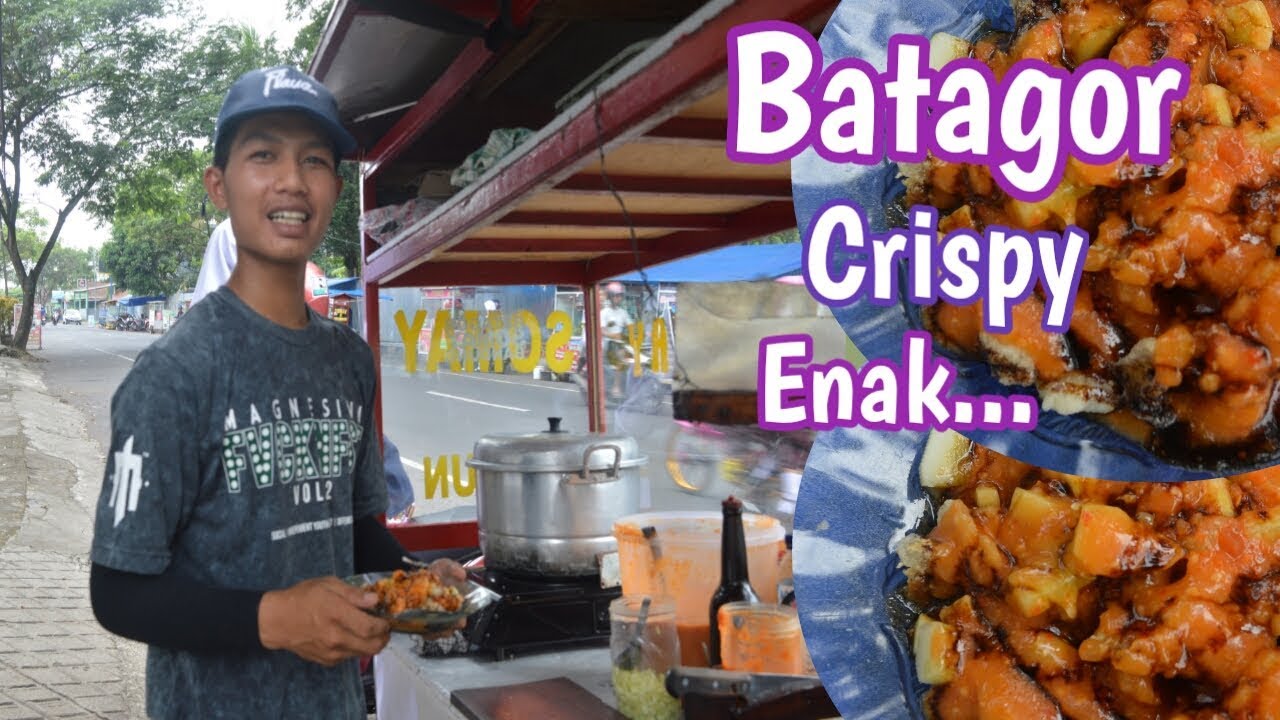 Batagor Crispy Jajanan khas Jawa Barat - Indonesia Street Food.