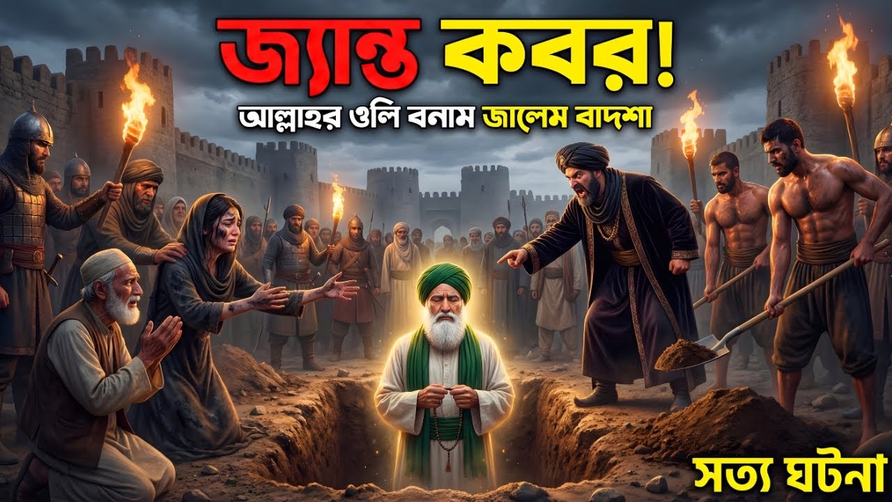 আল্লাহর ওলিকে জ্যান্ত কবর! অহংকারী বাদশার করুণ পরিণতি দেখে পৃথিবী কেঁপে উঠল