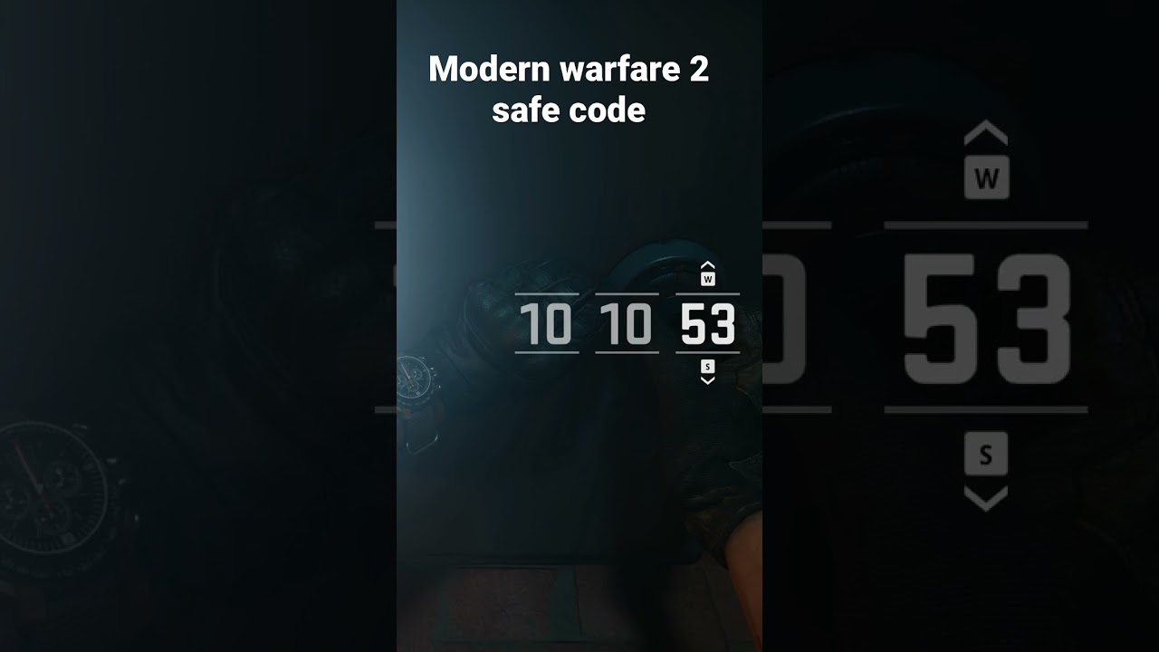 Safe code for the mission titled alone on modern warfare 2 (2022)