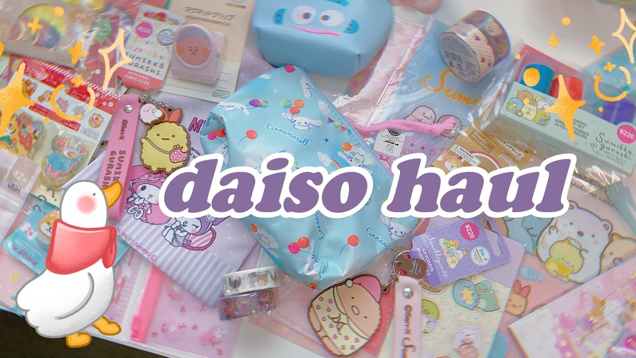 ✨huge daiso collective haul | #daisohaul #kawaii #daiso #sanrio