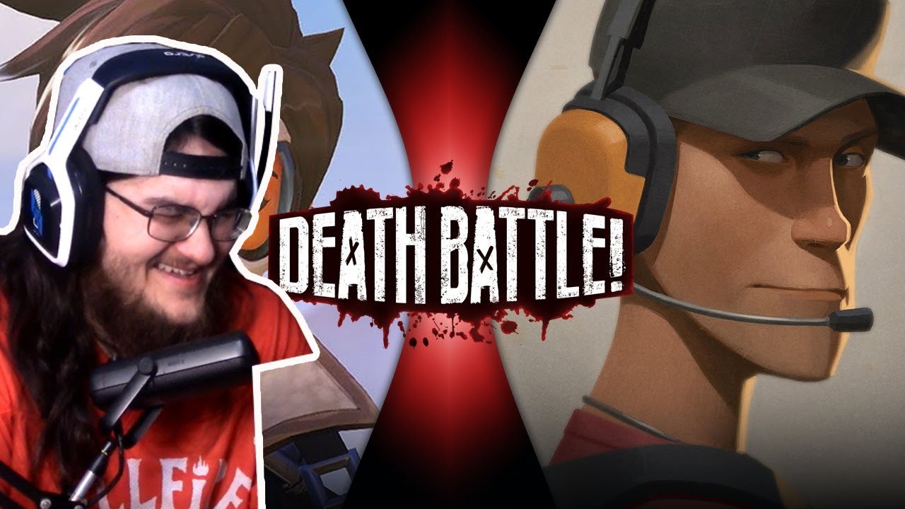 Реакция фаната Team Fortress 2 на бой Трейсер против Скаута (Overwatch против Team Fortress 2) | ...
