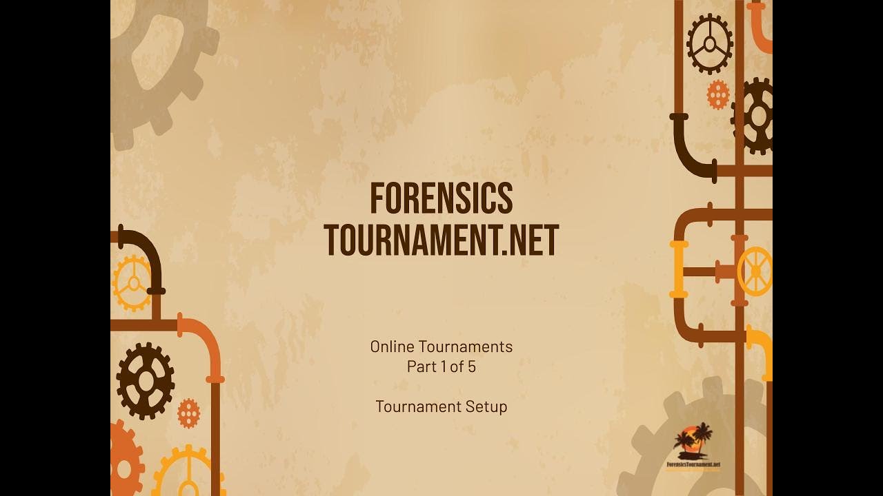 ForensicsTournament.net - Online Tournaments Video Tutorials - Pt 1 of 5 - Tournament Setup