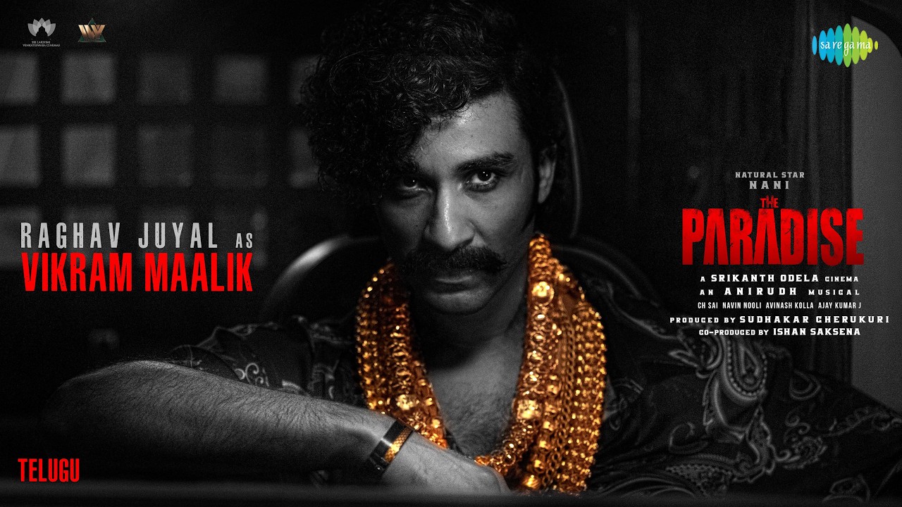 Raghav Juyal as Vikram Maalik | The Paradise (Telugu) | Nani | Srikanth Odela | Anirudh Ravichander
