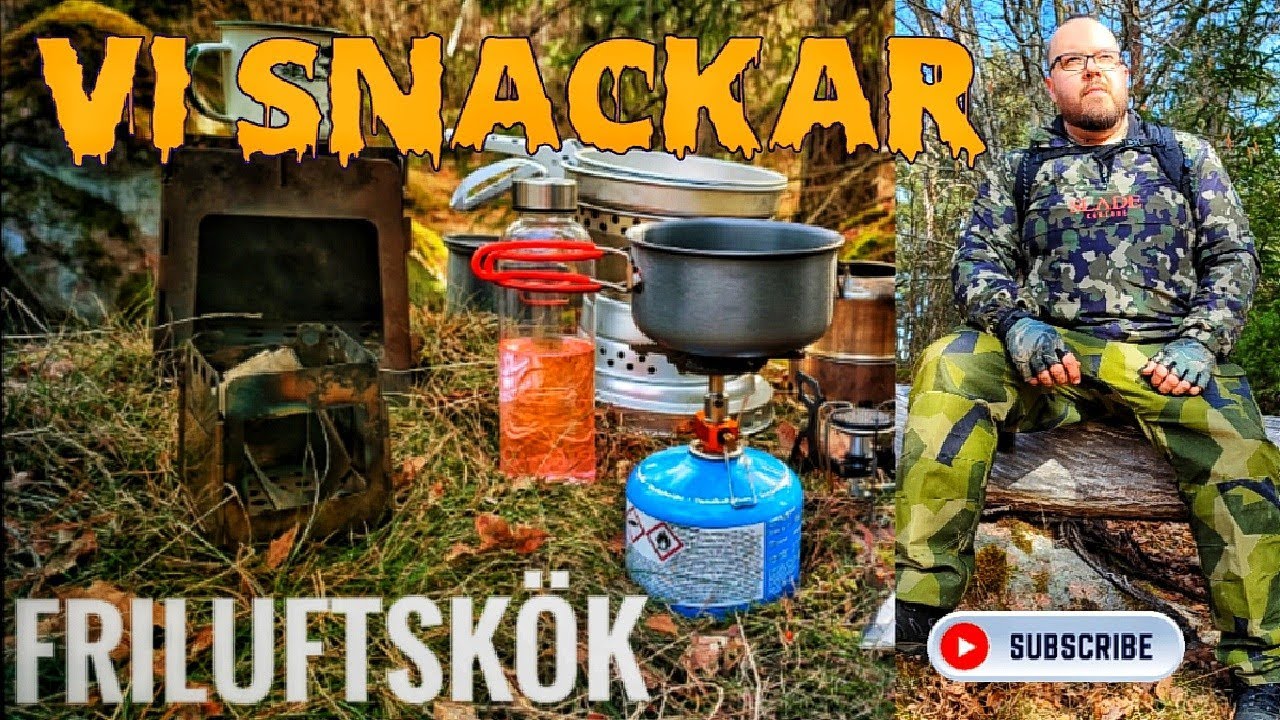 Friluftskök för nybörjare! Gas-Sprit-Vedkök!