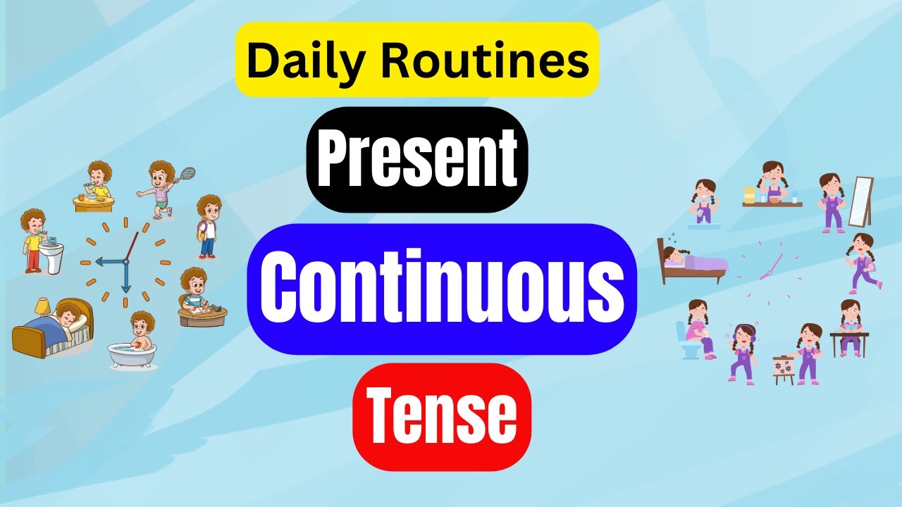 100 Daily Family Routine Sentences | Present Continuous Tense Conversations