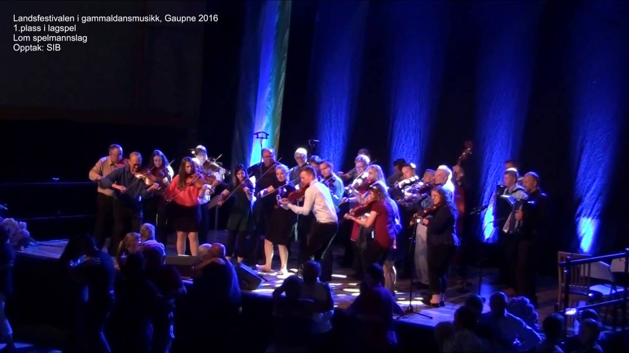 Lom Spelmannslag - Vinnar av lagspel - LF 2016 Gaupne