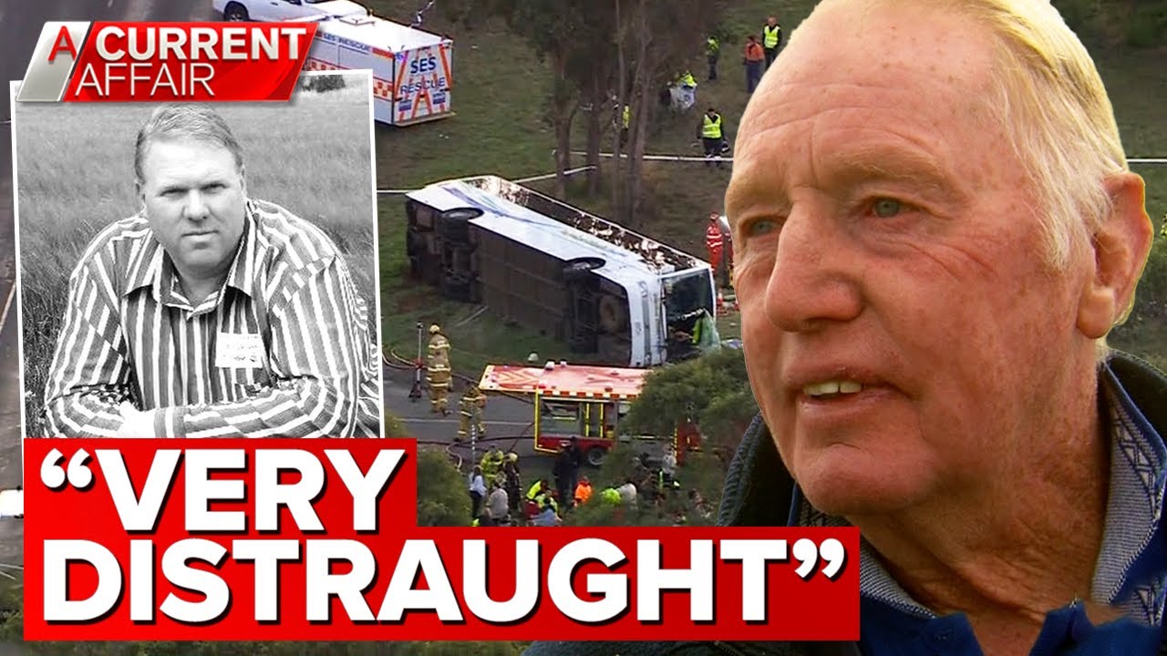 Dad reveals truck driver helped children after horror bus crash | A Current Affair