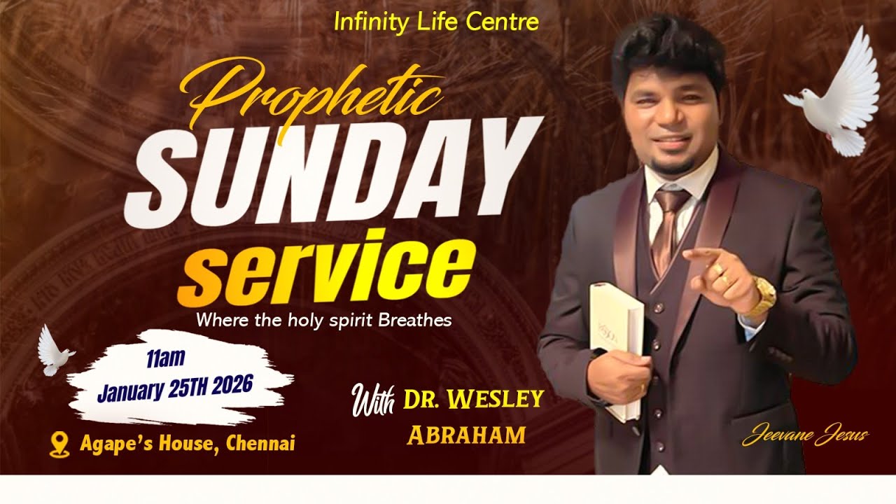 🔴LIVE - ILC SUNDAY SERVICE | ஞாயிறு ஆராதனை | CHENNAI | - 25Jan 2026 #ilc