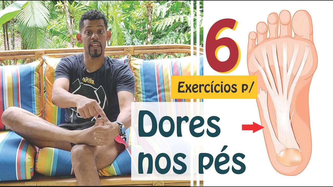 6 exercícios para dores nos pés - Fascite plantar e esporão calcâneo