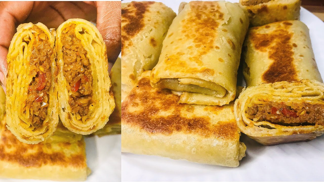 CHAPATI ZA MAJI ZENYE NYAMA NDANI 😋