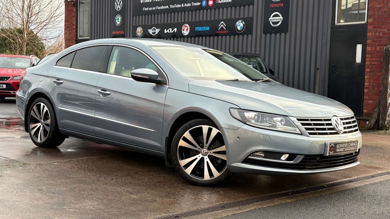 2012 (62) Volkswagen Passat CC GT 2.0TDI DSG 4Dr in Harvard Blue. 28k Miles. 8 Services.NAV. £11,000