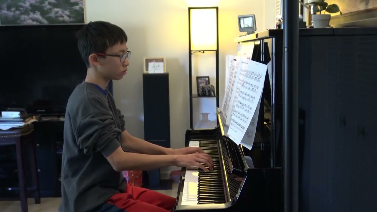 Max plays Beethoven Sonata 