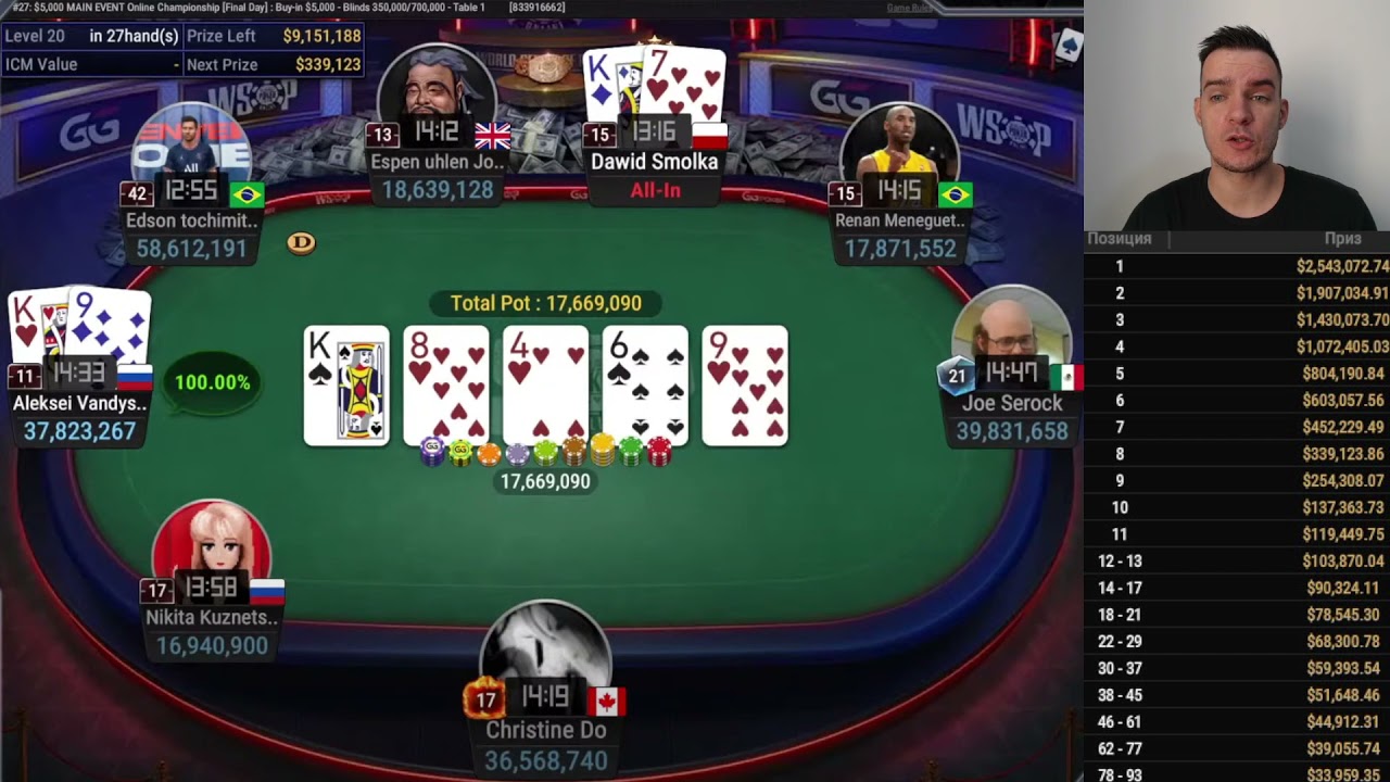 2 500 000$ в турнире за 5000$, на GGpokerok. Покер по - крупному = )