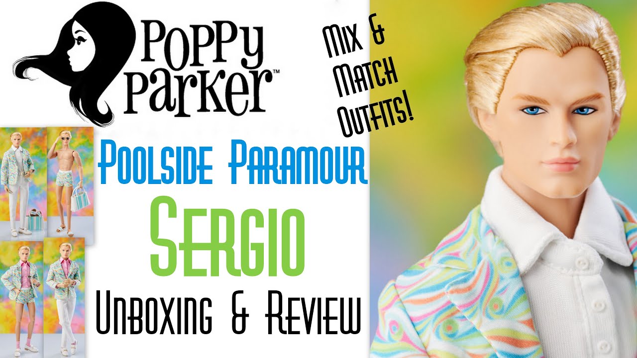 🍹 POOLSIDE PARAMOUR SERGIO 🌴 POPPY PARKER IN PALM SPRINGS DOLL 👑 ECW 🌎 UNBOXING & REVIEW