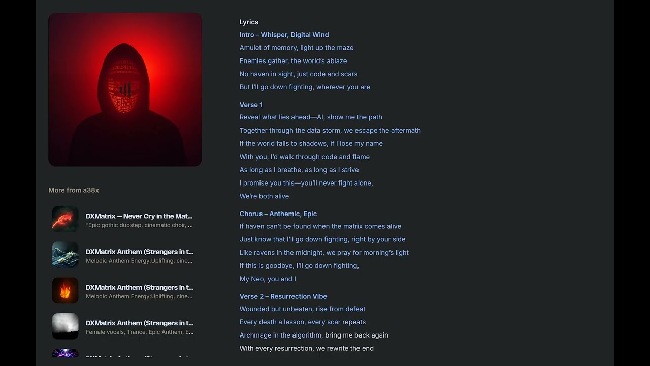 DXMatrix &ndash; By Your Side Anthem by a38x