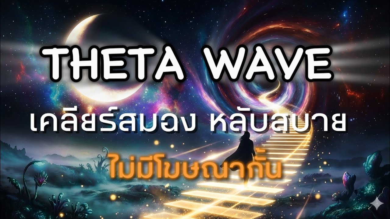 Theta Waves | หลับลึก ผ่อนคลาย กระตุ้นการฝันแบบรู้ตัว (Lucid Dream) สมองโล่งขึ้น ใน1นาที ไม่มีโฆษณา!
