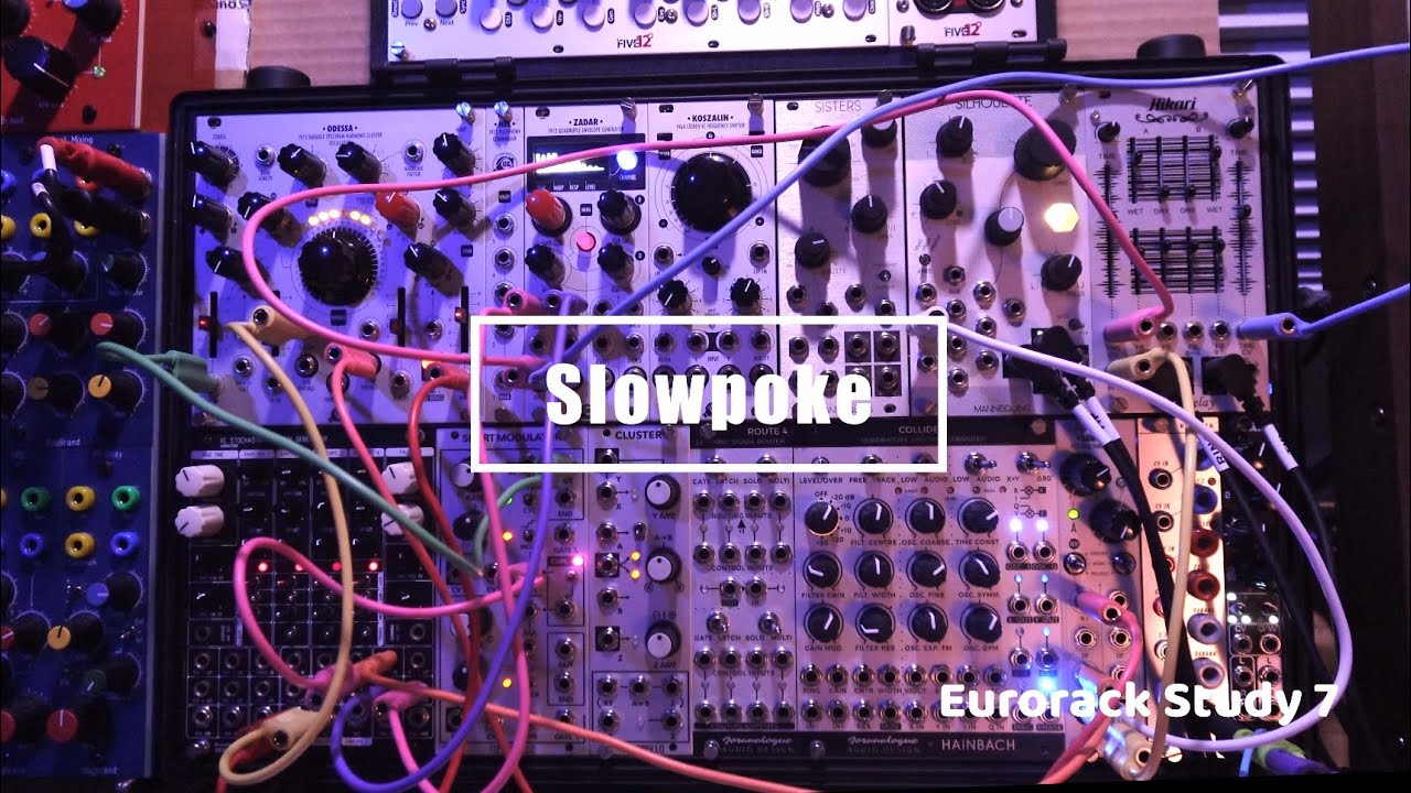 Eurorack Study 7 / Slowpoke (XAOC Odessa, Mannequins Silhouette, etc.)
