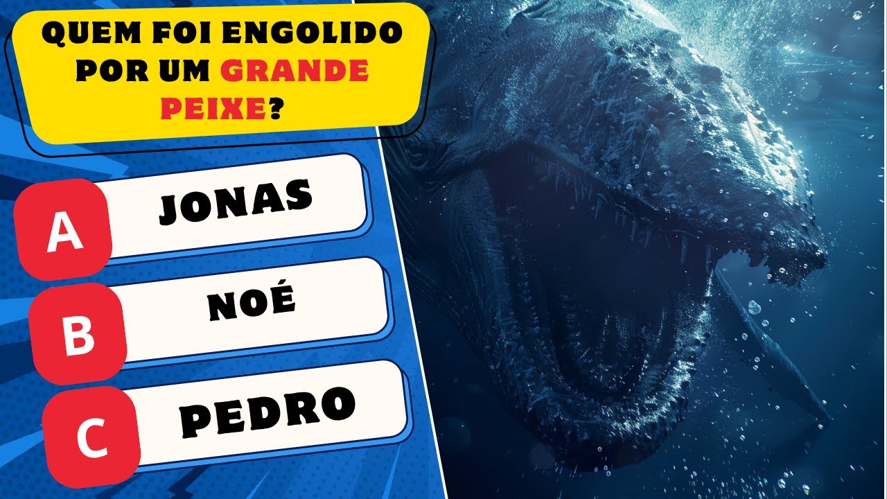 😱Ninguém Consegue Acertar as 60 Perguntas da Bíblia!