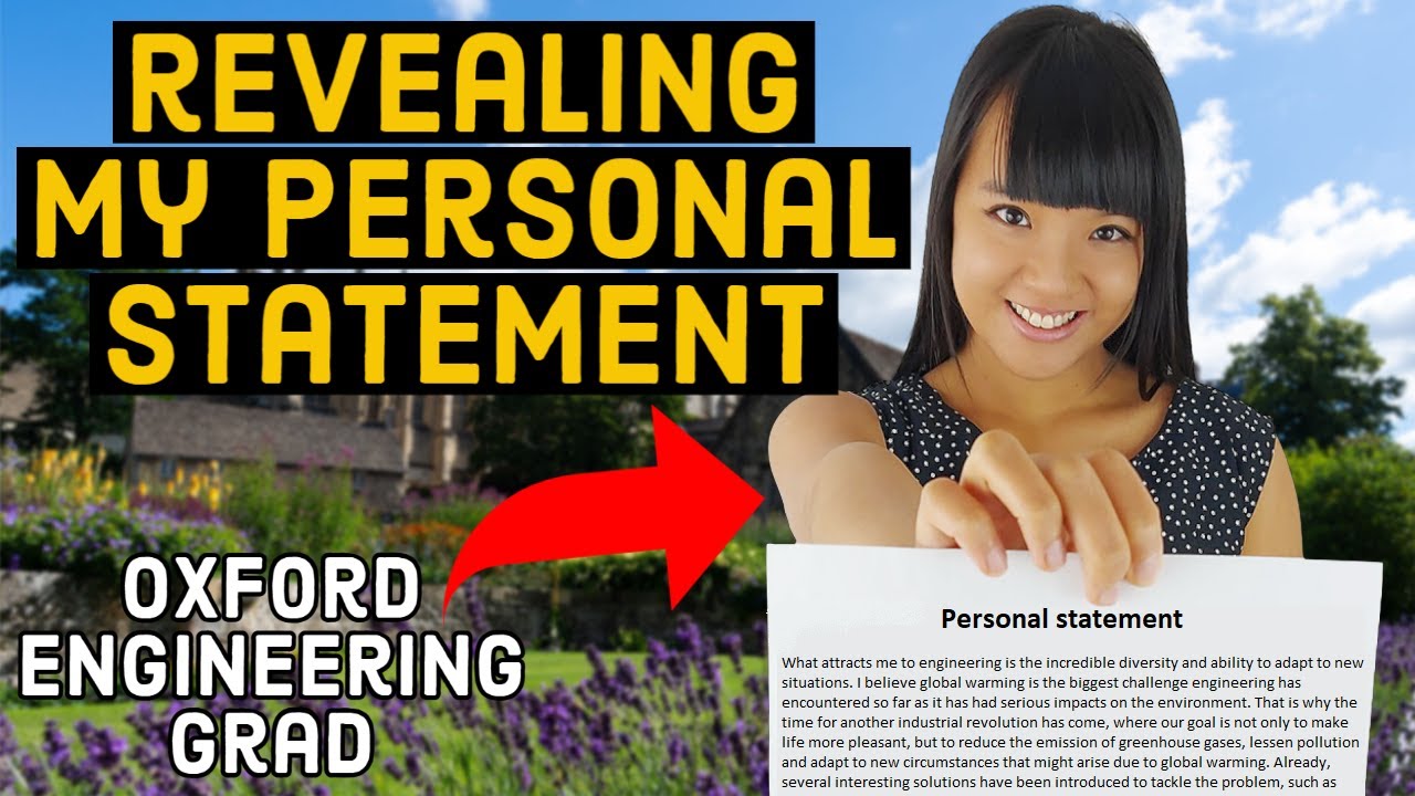 Revealing the personal statement that got me into Oxford engineering