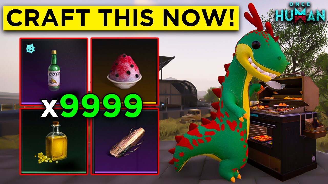 Maximum & Infinite Materials with this Food - Once Human  Tips and Tricks