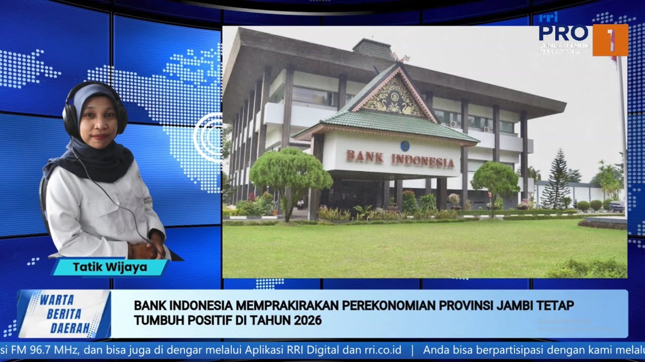 [BERITA] WBD – Bank Indonesia: Ekonomi Jambi Tumbuh Positif pada 2026..