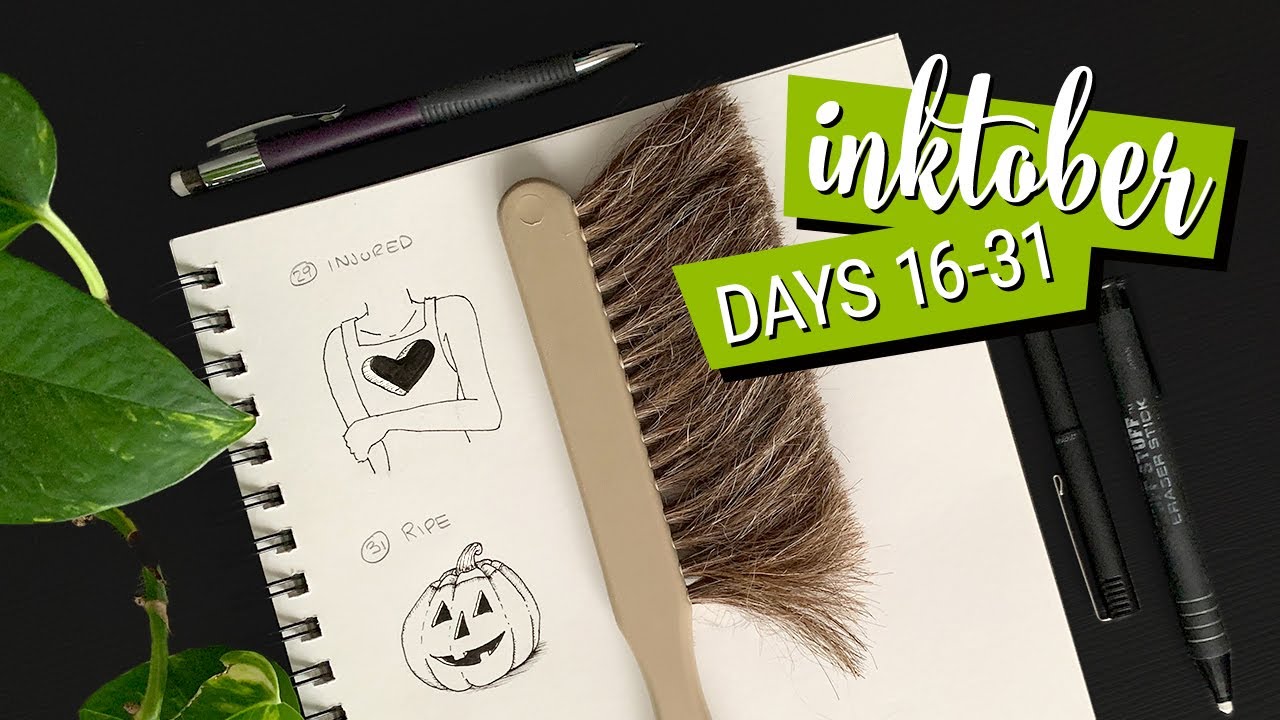 It's over! 😩 Inktober 2019 » Day 16 to Day 31