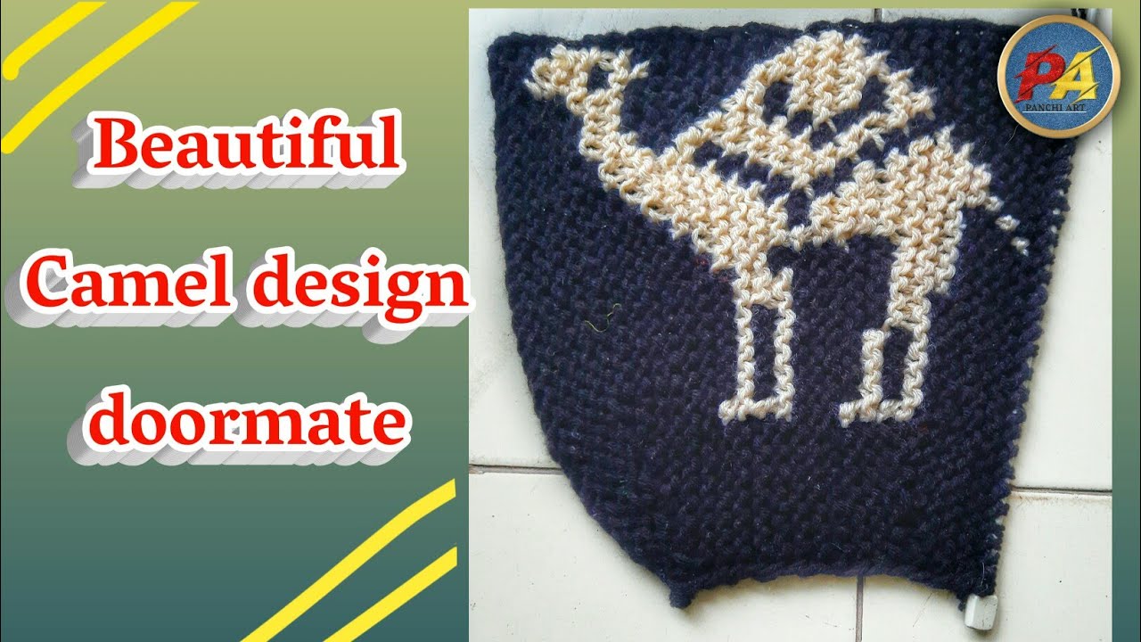 Beautiful camel design doormat