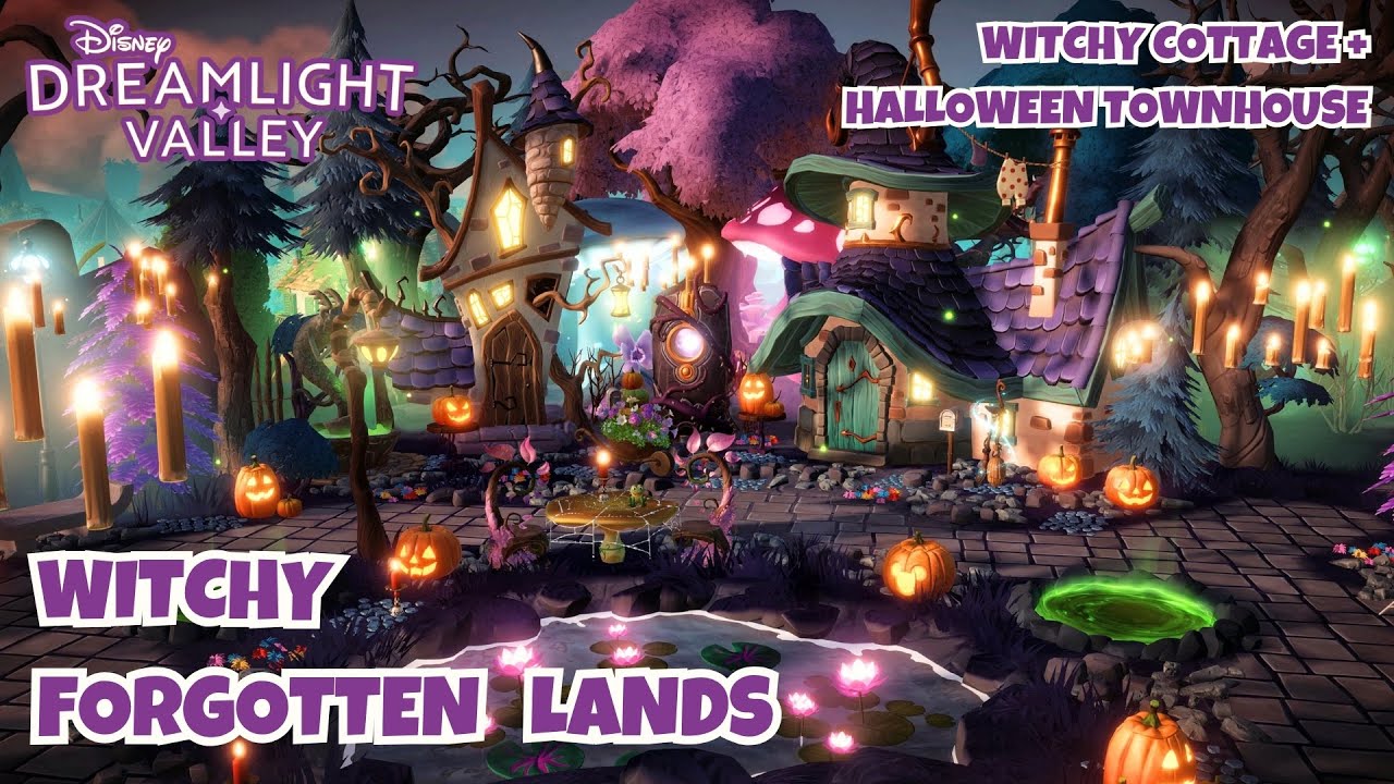 WITCHY HALLOWEEN FORGOTTEN LANDS DESIGN | Disney Dreamlight Valley Witchful Thinking Starpath