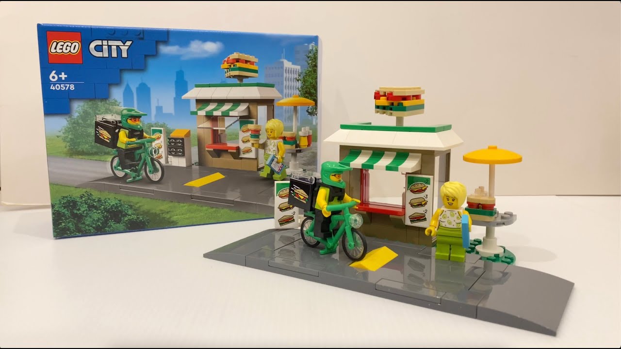 LEGO City 40578 Sandwich Shop REVIEW