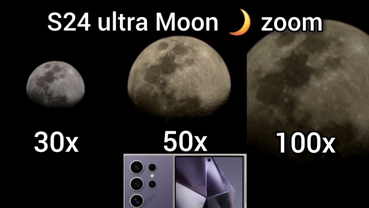 Samsung s24 ultra moon zoom